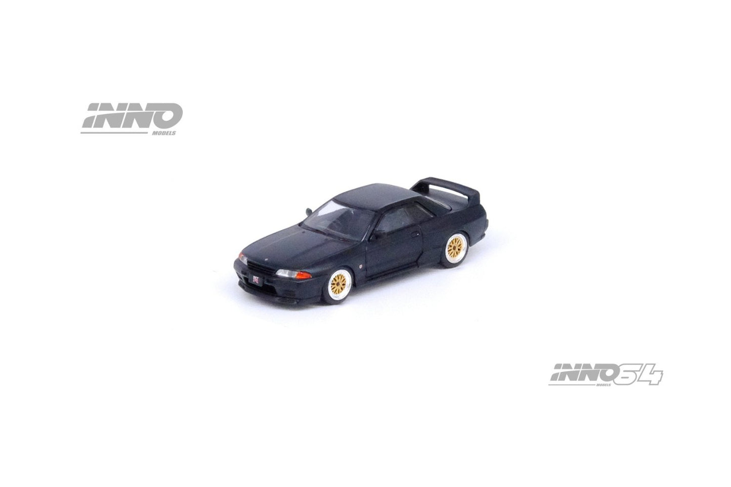 INNO 64 - 1:64 NISSAN SKYLINE GT-R (R32) - MATTE BLACK - THE DIECAST COMPANY SPECIAL EDITION - MODEL CAR UKMODEL CAR#INNO64##TARMAC##diecast_model#