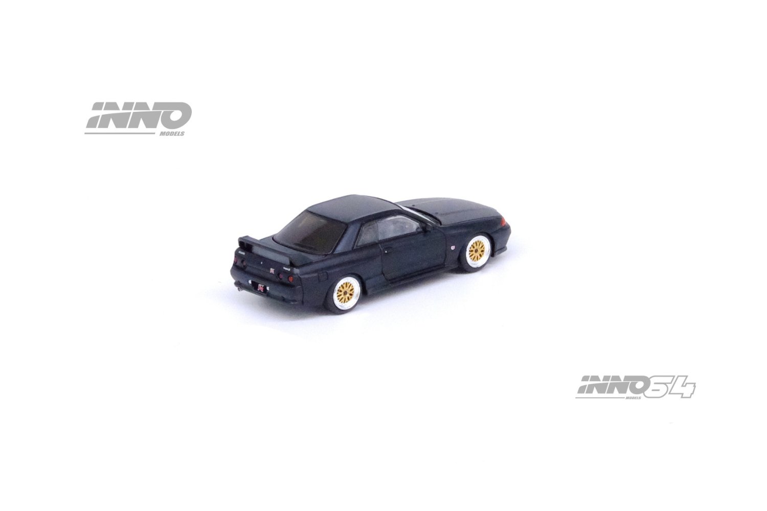 INNO 64 - 1:64 NISSAN SKYLINE GT-R (R32) - MATTE BLACK - THE DIECAST COMPANY SPECIAL EDITION - MODEL CAR UKMODEL CAR#INNO64##TARMAC##diecast_model#