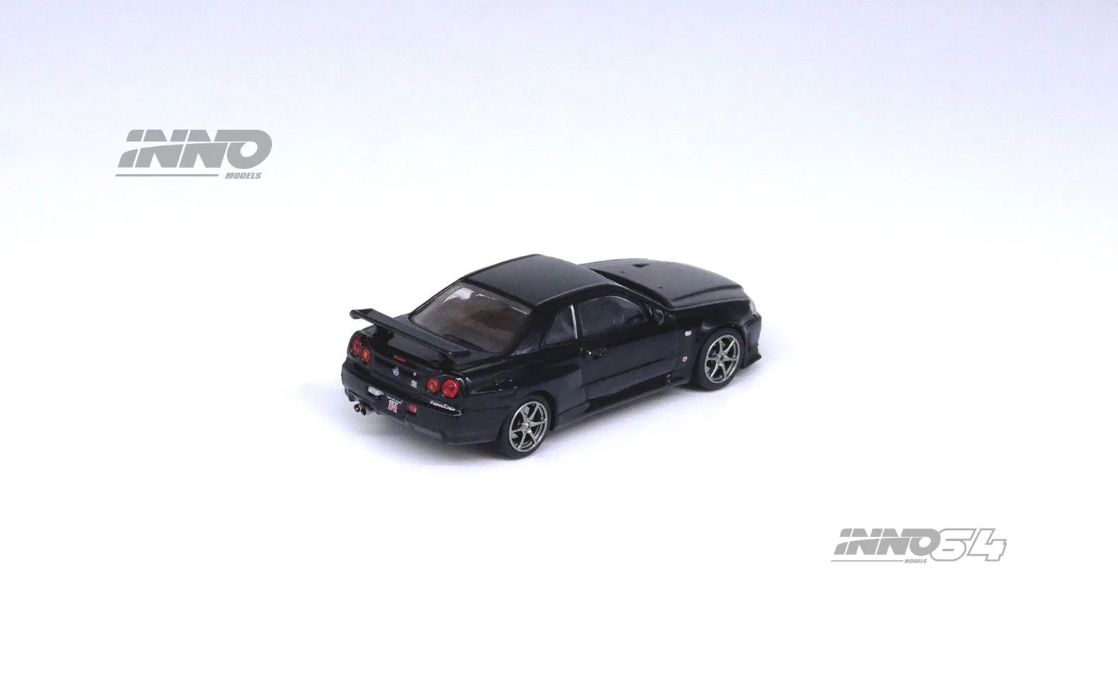 INNO64 - 1/64 NISSAN SKYLINE GT - R (R34) V - SPEC II DIECAST SCALE MODEL CAR - BLACK - IN64 - R34VS - BLA - MODEL CARS UKMODEL CAR#INNO64##TARMAC##diecast_model#