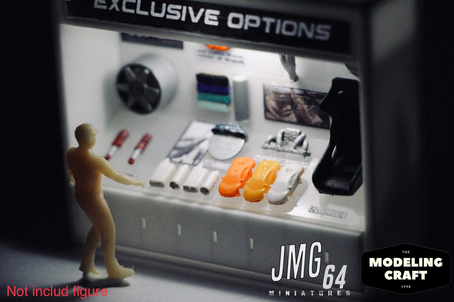 JMG X MODELING CRAFT - 1:64 Exclusive Options (A-RED) - MODEL CAR UKDecoration#INNO64##TARMAC##diecast_model#