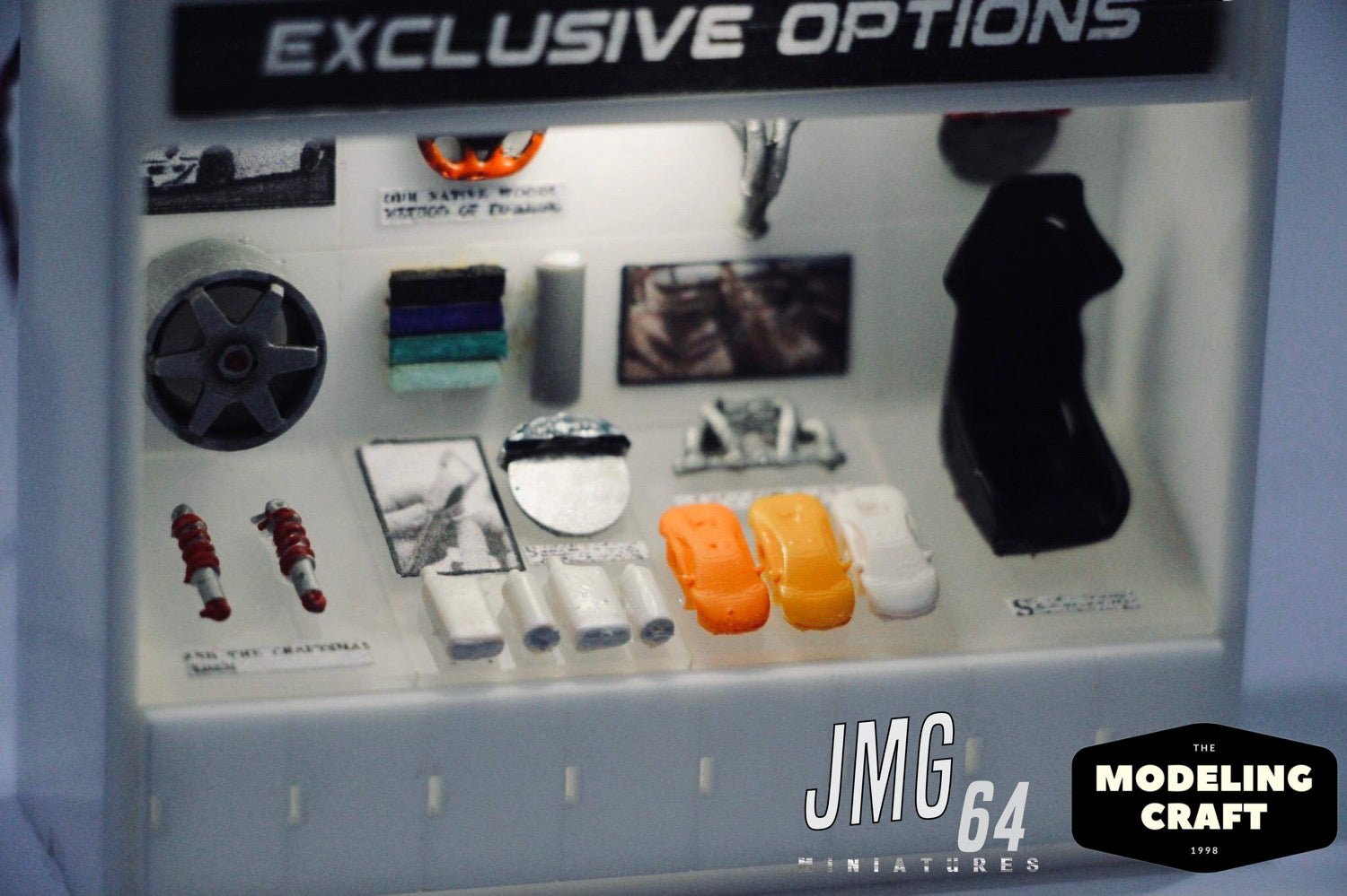 JMG X MODELING CRAFT - 1:64 Exclusive Options (C-WHITE) - MODEL CAR UKDecoration#INNO64##TARMAC##diecast_model#