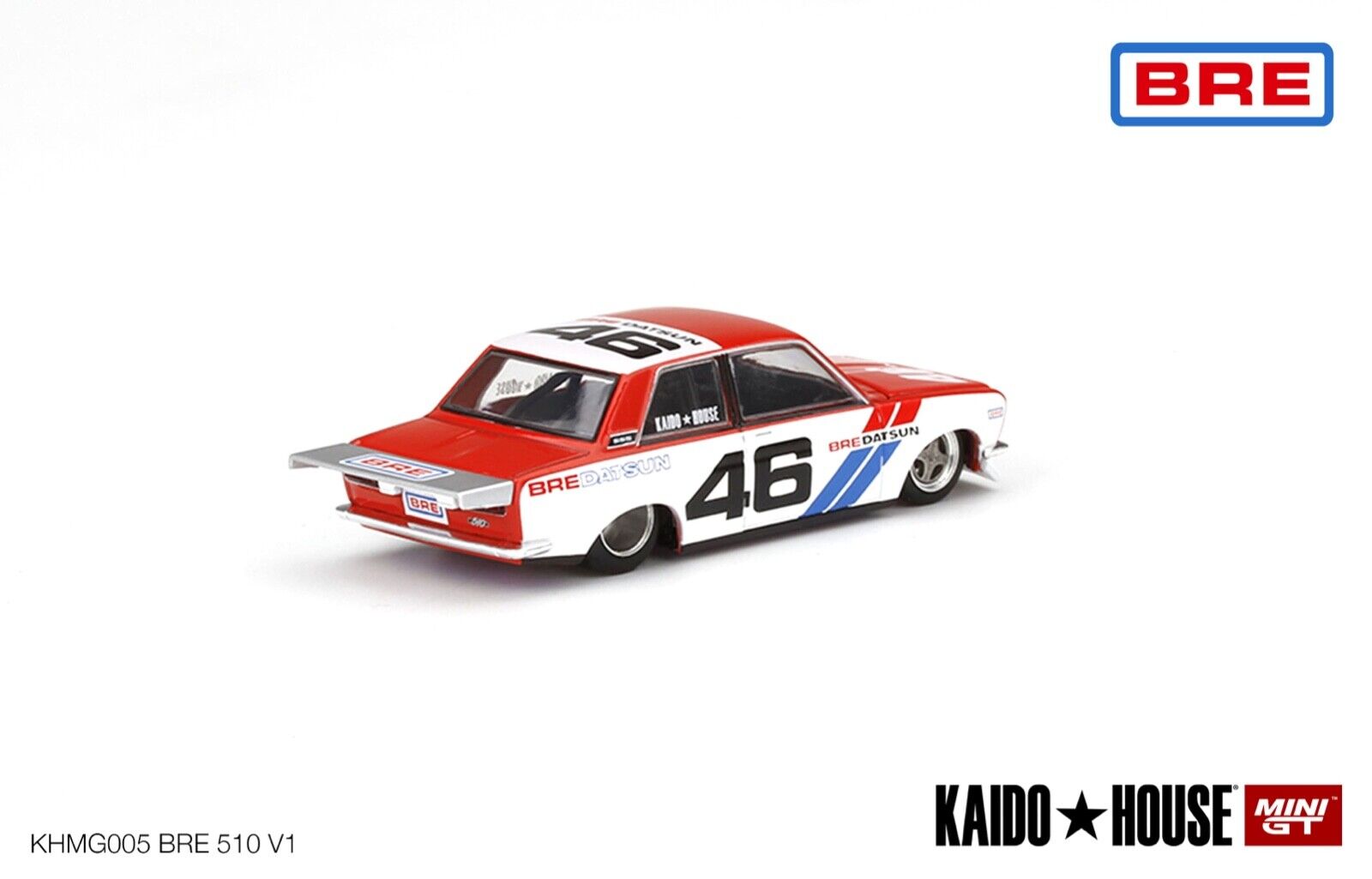 Kaido House X MINI GT - Datsun 510 Pro Street BRE510 V1 #005 - MODEL CAR UKMODEL CAR#INNO64##TARMAC##diecast_model#