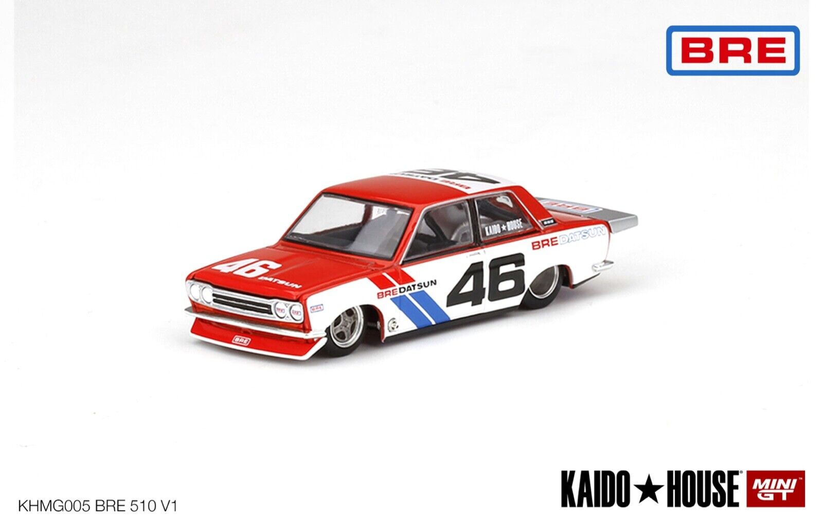 Kaido House X MINI GT - Datsun 510 Pro Street BRE510 V1 #005 - MODEL CAR UKMODEL CAR#INNO64##TARMAC##diecast_model#