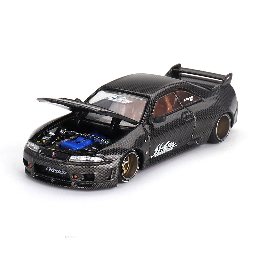 Kaido House X MINI GT - Nissan Skyline GT - R R33 Active Carbon R DIECAST SCALE MODEL CAR - KHMG116 - MODEL CARS UKMODEL CAR#INNO64##TARMAC##diecast_model#