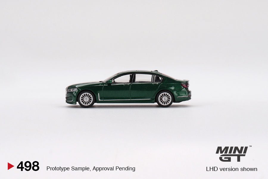 Mini GT - 1/64 BMW Alpina B7 xDrive Alpina Green Metallic 498 (No packaging bag) - MODEL CAR UKMODEL CAR#INNO64##TARMAC##diecast_model#