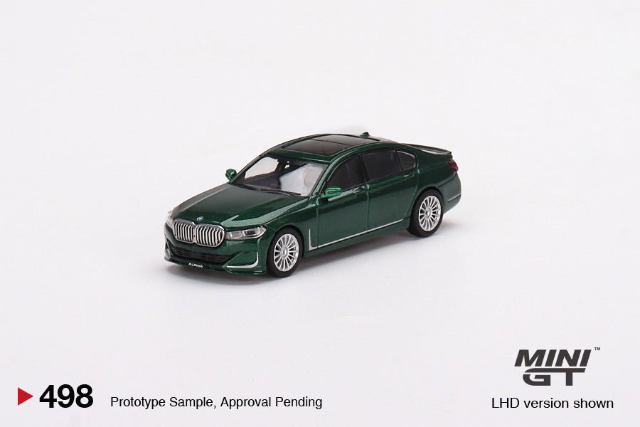 Mini GT - 1/64 BMW Alpina B7 xDrive Alpina Green Metallic 498 (No packaging bag) - MODEL CAR UKMODEL CAR#INNO64##TARMAC##diecast_model#