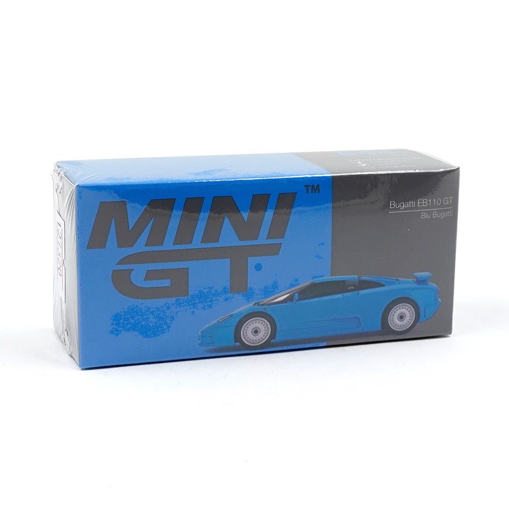 MINI GT - 1/64 BUGATTI EB110 GT BLU BUGATTI LHD DIECAST SCALE MODEL CAR (MGT00644 - L) - MODEL CARS UKMODEL CAR#INNO64##TARMAC##diecast_model#