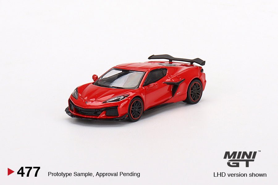 Mini GT - 1/64 Chevrolet Corvette Z06 2023 Torch Red #477 (No packaging bag) - MODEL CAR UKMODEL CAR#INNO64##TARMAC##diecast_model#