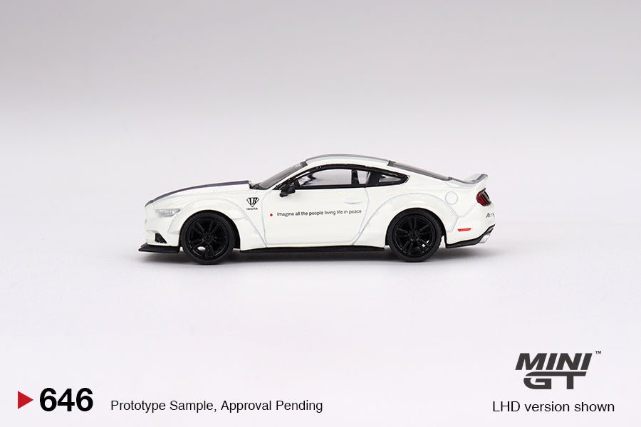 Mini GT - 1/64 FORD MUSTANG GT LB-WORKS White #646 - MODEL CAR UKMODEL CAR#INNO64##TARMAC##diecast_model#