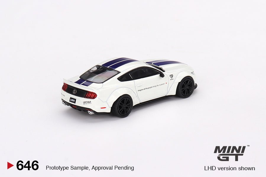 Mini GT - 1/64 FORD MUSTANG GT LB-WORKS White #646 - MODEL CAR UKMODEL CAR#INNO64##TARMAC##diecast_model#