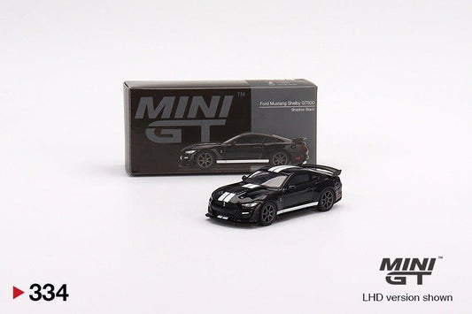 Mini GT 1:64 Ford Mustang Shelby GT500 Shadow Black #334 - MODEL CAR UKMODEL CAR#INNO64##TARMAC##diecast_model#