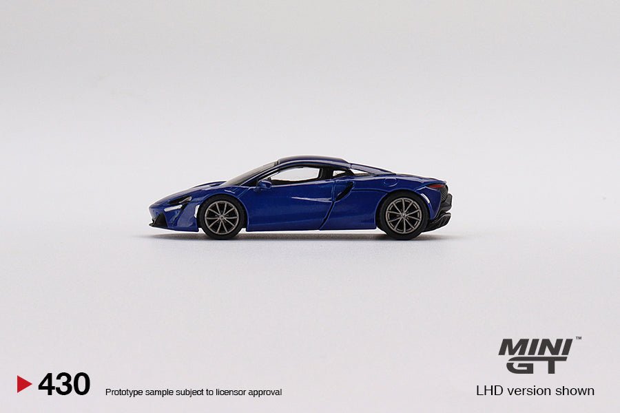 Mini GT - 1/64 McLaren Artura Volcano Blue #430 (No packaging bag) - MODEL CAR UKMODEL CAR#INNO64##TARMAC##diecast_model#