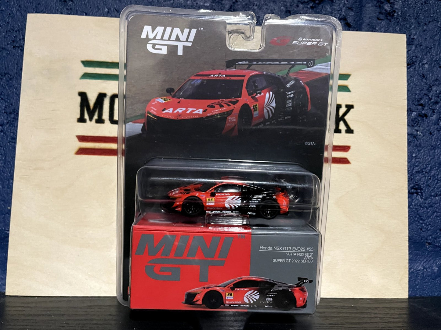 MINI GT - Honda NSX GT3 EVO22 #55 ARTA 2022 Super GT Series #485 - MODEL CAR UKMODEL CAR#INNO64##TARMAC##diecast_model#