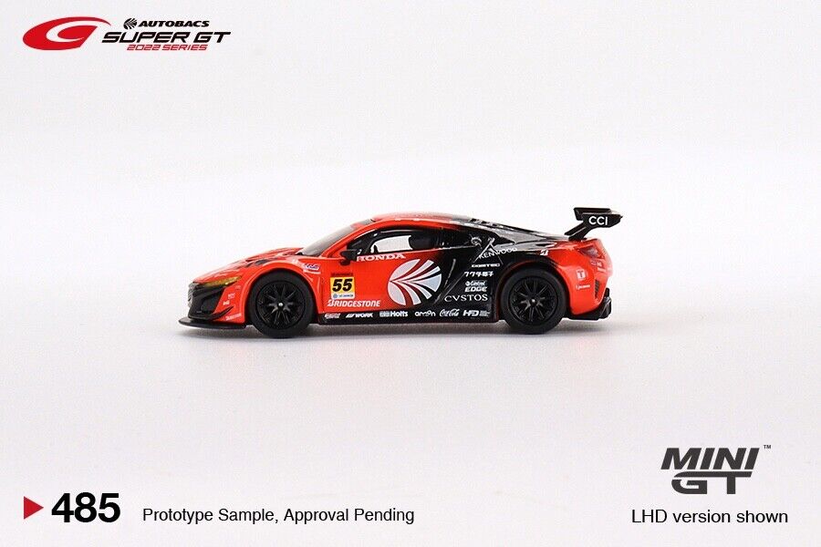 MINI GT - Honda NSX GT3 EVO22 #55 ARTA 2022 Super GT Series #485 - MODEL CAR UKMODEL CAR#INNO64##TARMAC##diecast_model#