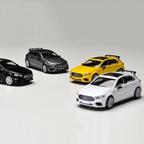 NZG - 1/64 Mercedes Benz A Class GEN.4 W177 AMG A45S SILVER - MODEL CARS UKMODEL CAR#INNO64##TARMAC##diecast_model#