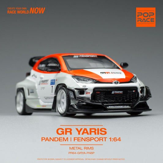 [PREORDER] POP Race - 1:64 PANDEM GR YARIS FENSPORT PR640013 - MODEL CAR UKMODEL CAR#INNO64##TARMAC##diecast_model#