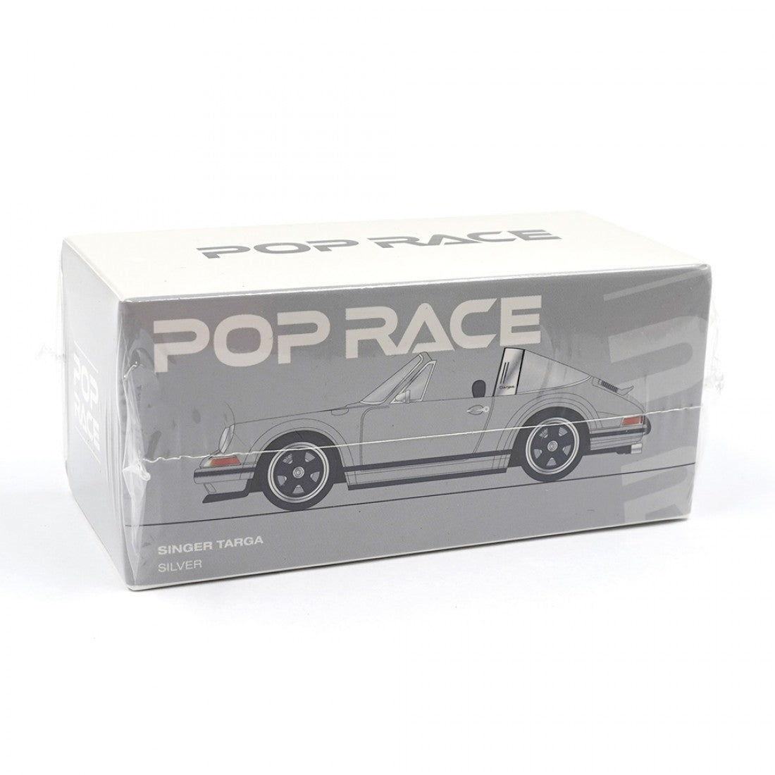 POP Race - 1:64 SINGER TARGA SILVER DIECAST SCALE MODEL CAR - PR64 - SGTA - SL01 - MODEL CARS UKMODEL CAR#INNO64##TARMAC##diecast_model#