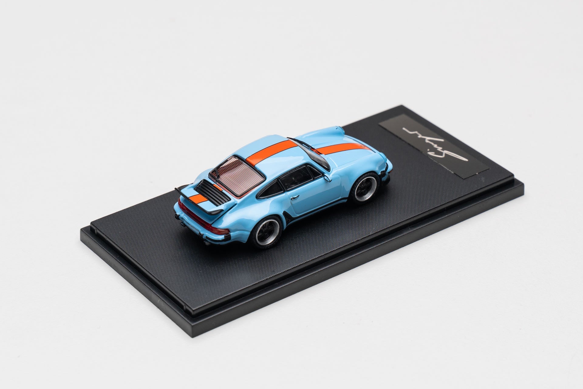 [ PREORDER ] Aircooled - 1/64 Singer Turbo Study 930 Gulf BLUE diecast model car - MODEL CARS UKMODEL CAR#INNO64##TARMAC##diecast_model#