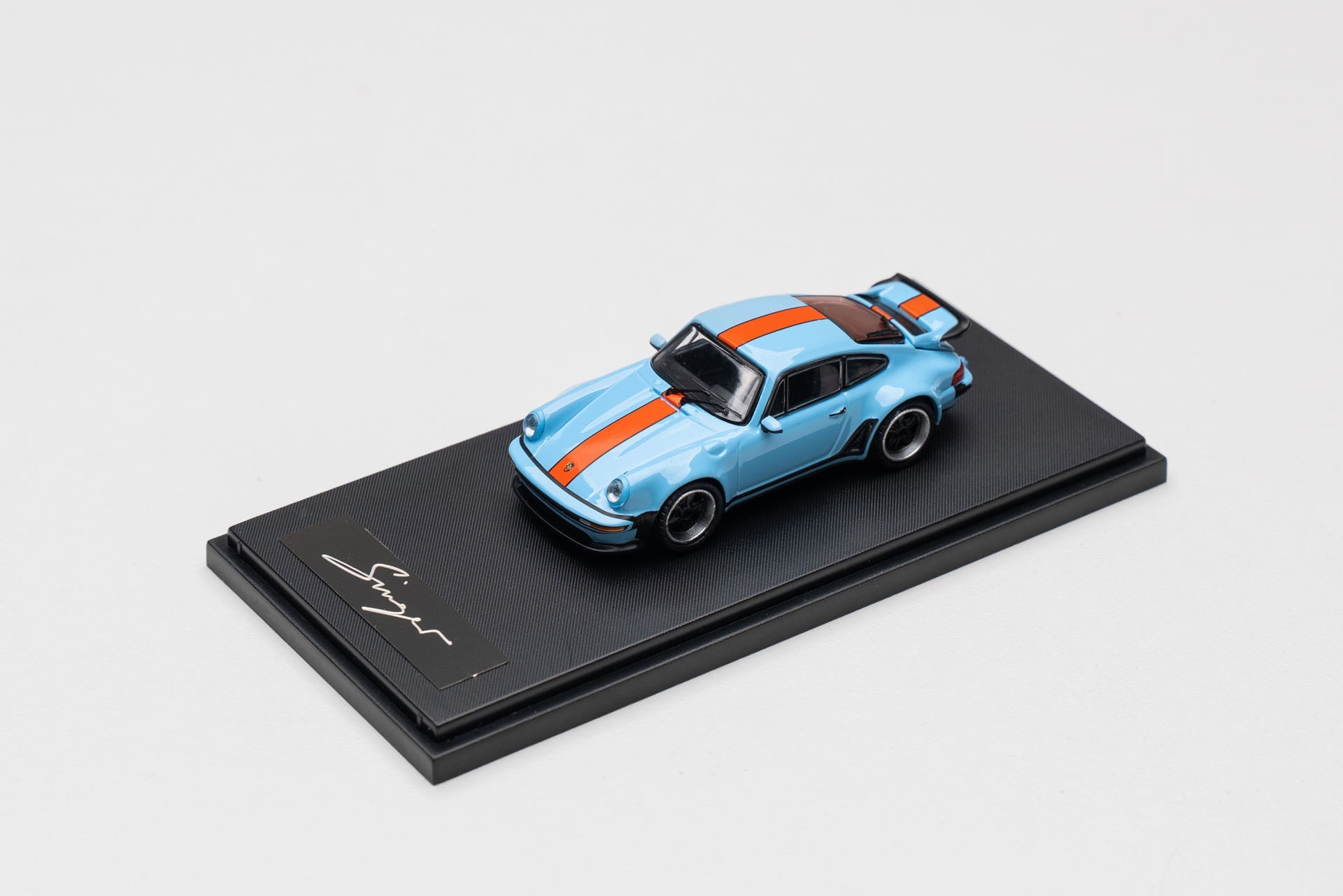 [ PREORDER ] Aircooled - 1/64 Singer Turbo Study 930 Gulf BLUE diecast model car - MODEL CARS UKMODEL CAR#INNO64##TARMAC##diecast_model#