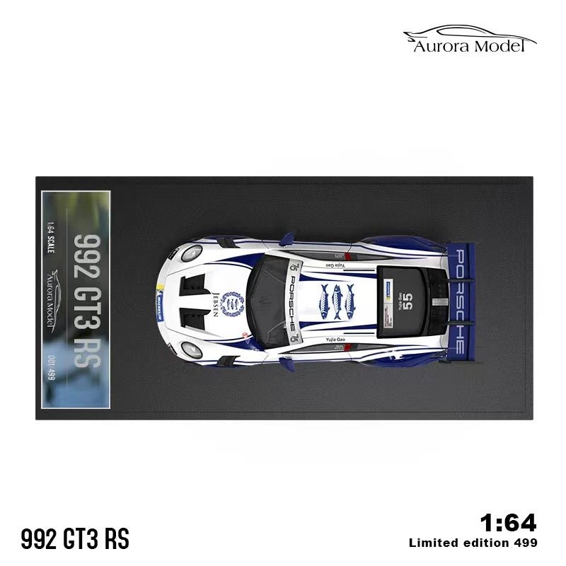 [ PREORDER ] AM Aurora - 1/64 Porsche 992 GT3 RS diecast model - JEBSEN livery Ordinary - MODEL CARS UKMODEL CAR#INNO64##TARMAC##diecast_model#