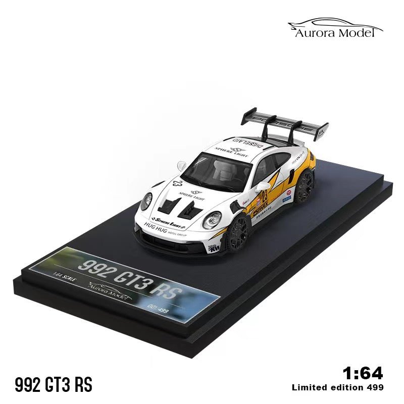 [ PREORDER ] AM Aurora - 1/64 Porsche 992 GT3 RS diecast model - Lightning livery Ordinary - MODEL CARS UKMODEL CAR#INNO64##TARMAC##diecast_model#