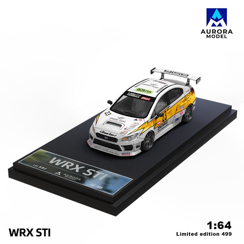 [ PREORDER ] AM Aurora - 1/64 SUBARU STI diecast model - lightning LIVERY #23 ordinary - MODEL CARS UKMODEL CAR#INNO64##TARMAC##diecast_model#