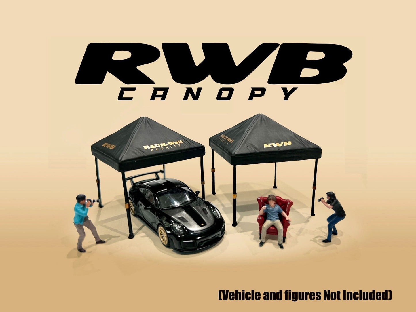 [PREORDER] AMERICAN DIORAMA - 1/64 RWB Liberty Walk Canopy Set - AD - 2418 - MODEL CARS UKDecoration#INNO64##TARMAC##diecast_model#