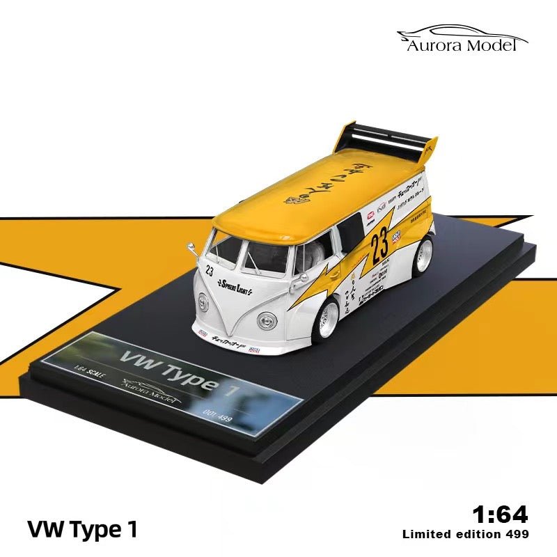 [ PREORDER ] Aurora Model AM - 1/64 Lightning livery series diecast model - Volkswagen Bus T1 VAN - MODEL CAR UKMODEL CAR#INNO64##TARMAC##diecast_model#