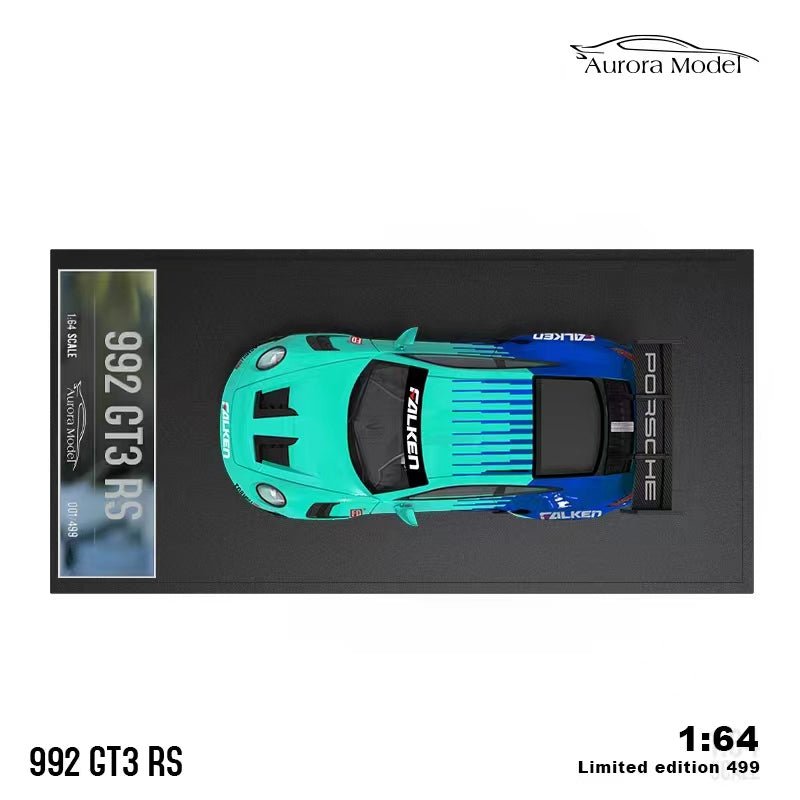 [ PREORDER ] Aurora Model AM - 1:64 Porsche 992 GT3 RS diecast model - Falken - MODEL CAR UKMODEL CAR#INNO64##TARMAC##diecast_model#