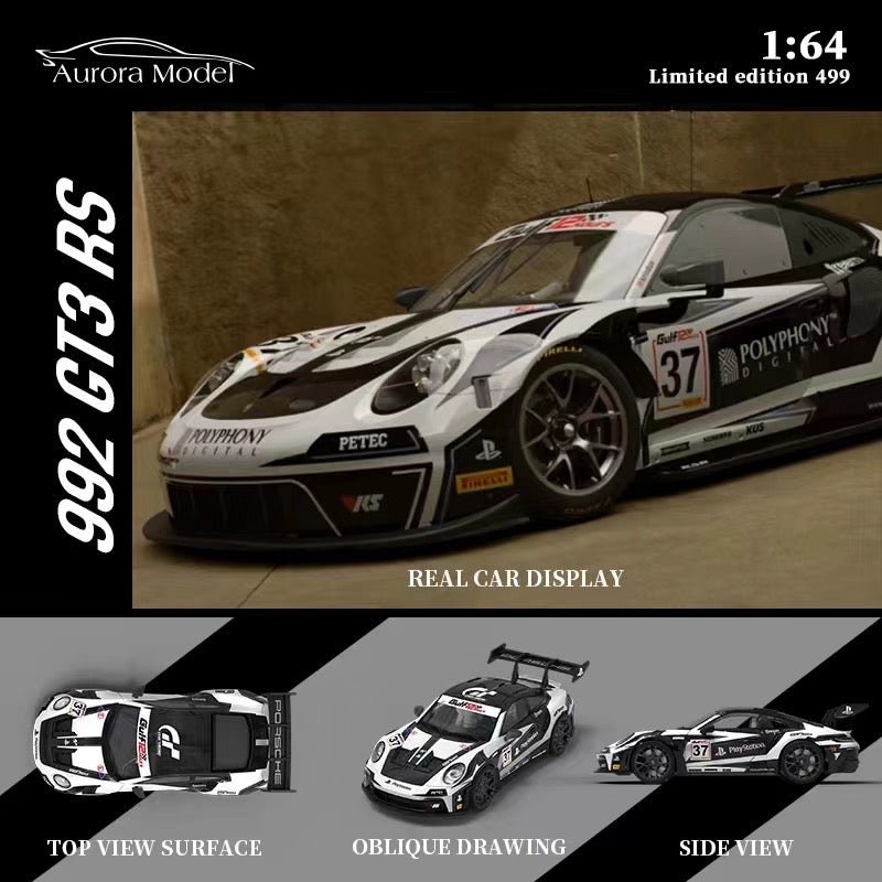 [ PREORDER ] Aurora Model AM - 1:64 Porsche 992 GT3 RS diecast model - GT Livery - MODEL CAR UKMODEL CAR#INNO64##TARMAC##diecast_model#