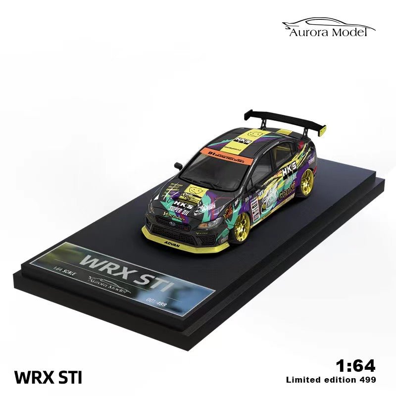 [ PREORDER ] Aurora Model AM 1:64 Subaru WRX STI diecast model - HKS ordinary - MODEL CAR UKMODEL CAR#INNO64##TARMAC##diecast_model#