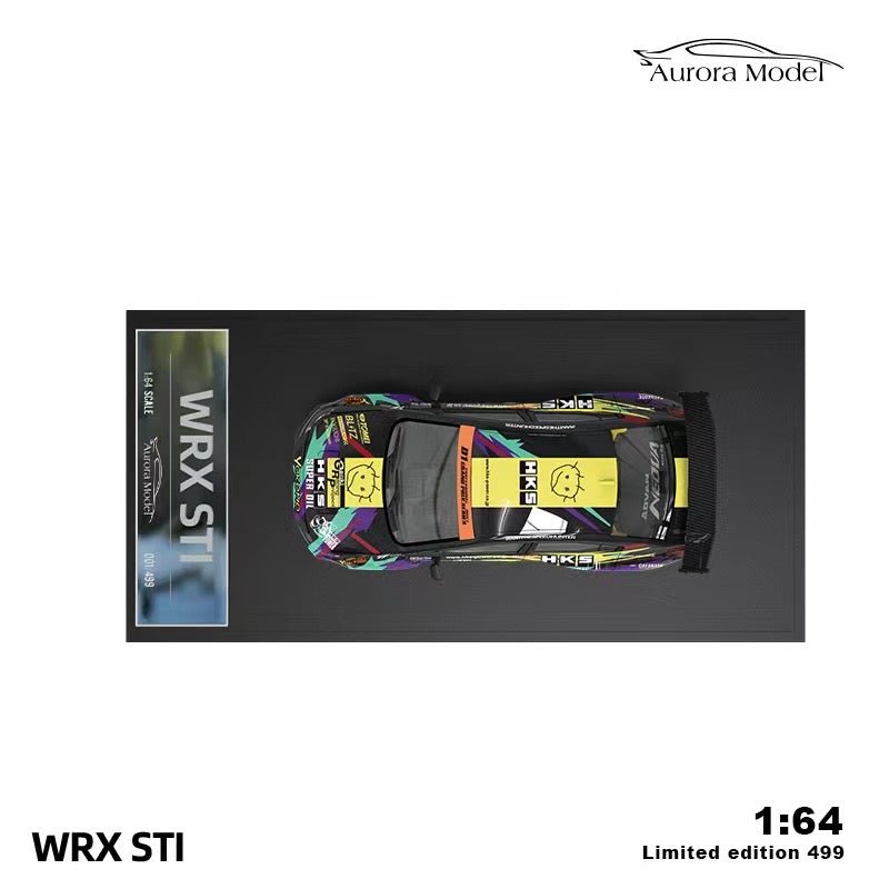 [ PREORDER ] Aurora Model AM 1:64 Subaru WRX STI diecast model - HKS ordinary - MODEL CAR UKMODEL CAR#INNO64##TARMAC##diecast_model#