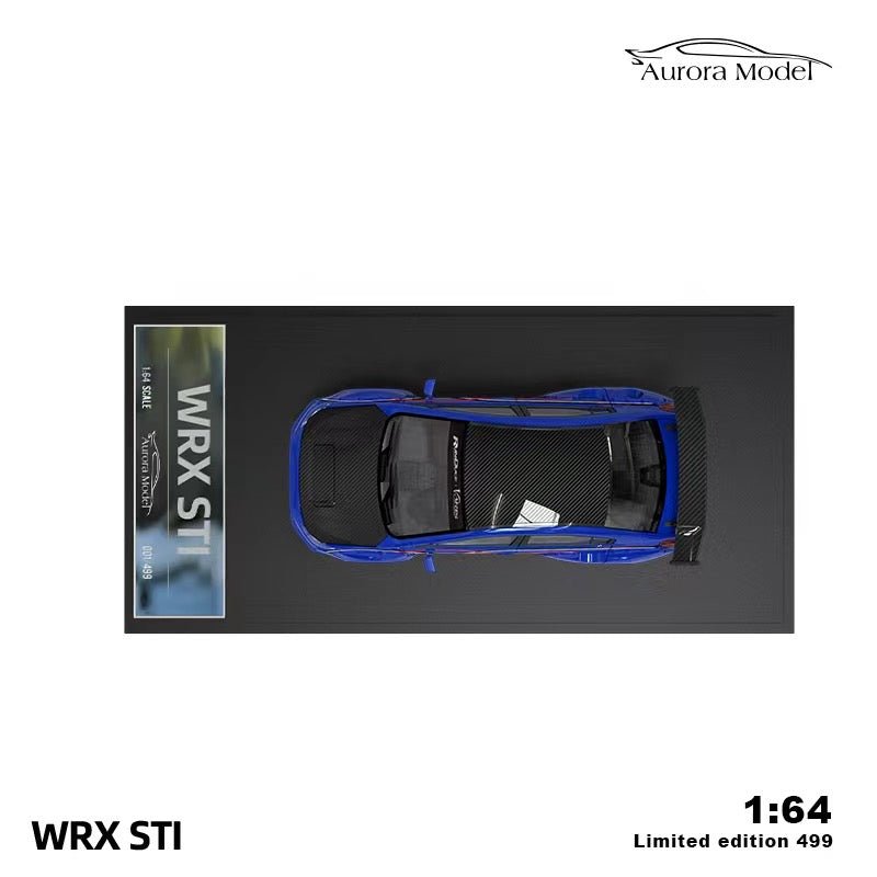 [ PREORDER ] Aurora Model AM 1:64 Subaru WRX STI diecast model - Metallic Blue ordinary - MODEL CAR UKMODEL CAR#INNO64##TARMAC##diecast_model#