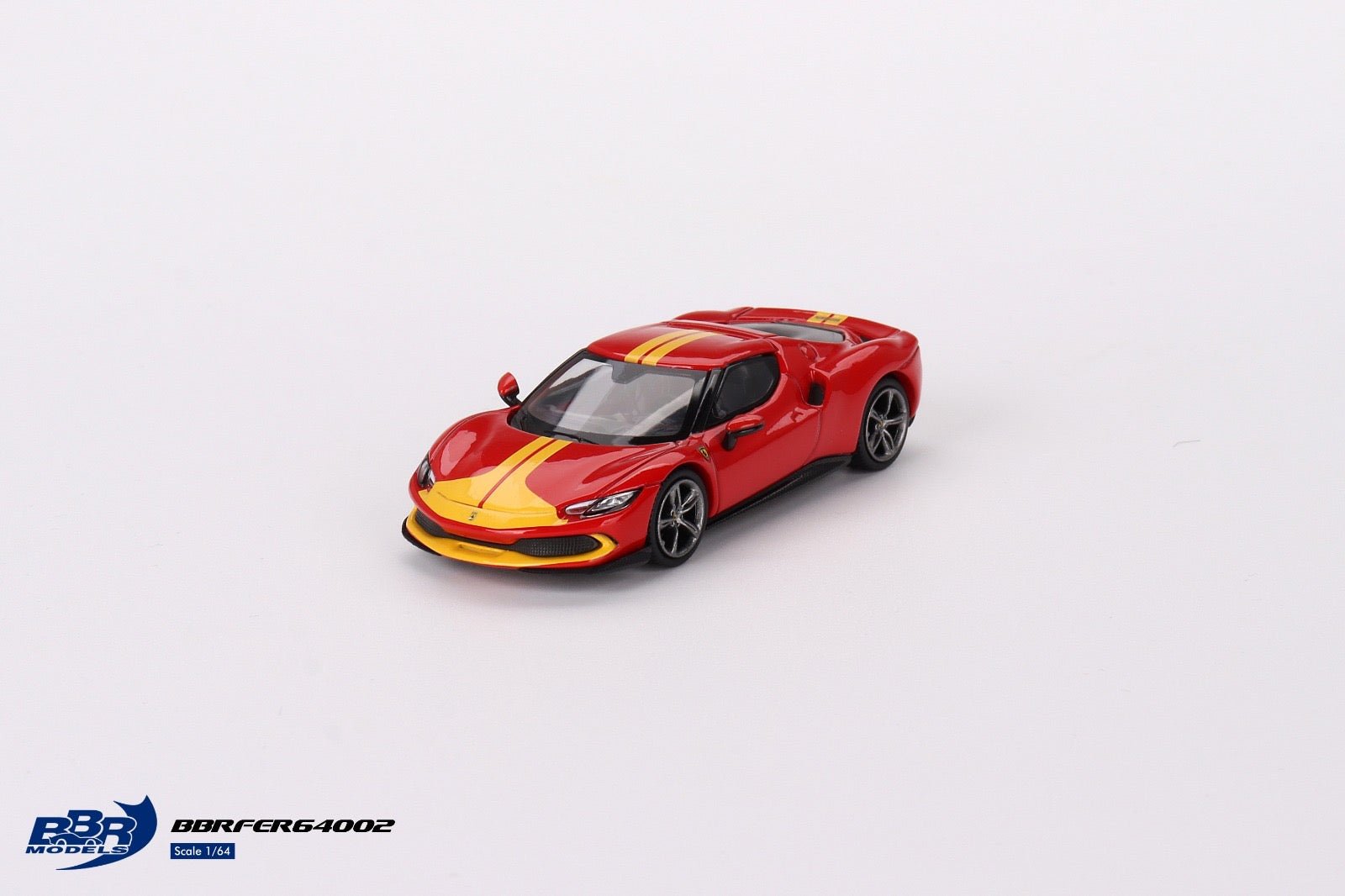 [ PREORDER ] BBR Models 1/64 - Ferrari 296 GTB Assetto Fiorano Rosso Corsa - MODEL CAR UKMODEL CAR#INNO64##TARMAC##diecast_model#