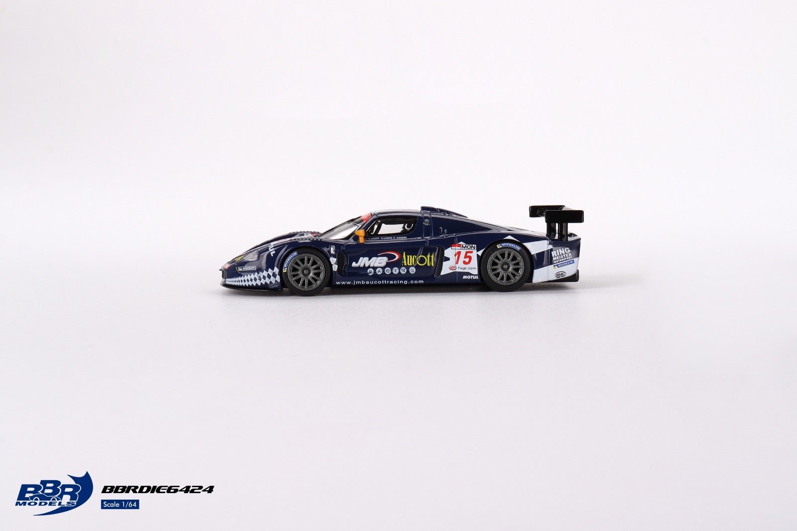 [ PREORDER ] BBR Models 1/64 - Maserati MC12 Competizione #15 JMB Racing 2008 FIA 24Hr of Spa - MODEL CAR UKMODEL CAR#INNO64##TARMAC##diecast_model#