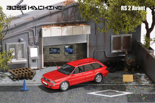 [PREORDER] Boss Machine BM - 1:64 AUDI RS2 Avant B4 1994 diecast model car - Red - MODEL CARS UKMODEL CAR#INNO64##TARMAC##diecast_model#