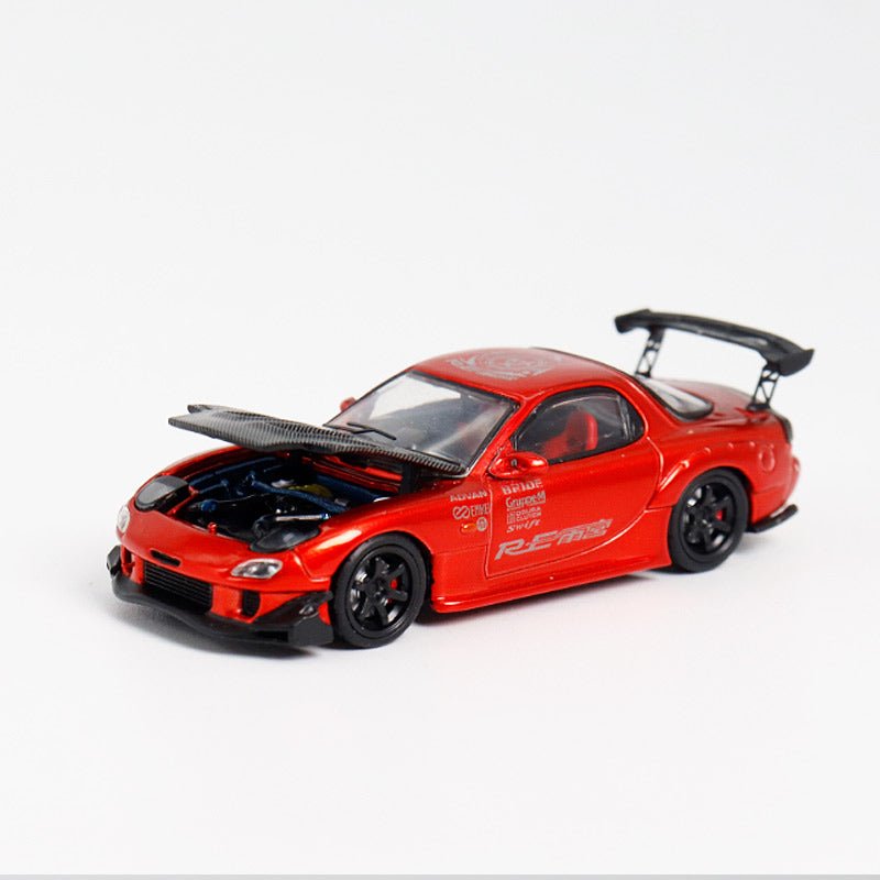 [ PREORDER ] BSC - 1/64 Mazda RX7 FD3S diecast model - metallic red - MODEL CARS UKMODEL CAR#INNO64##TARMAC##diecast_model#