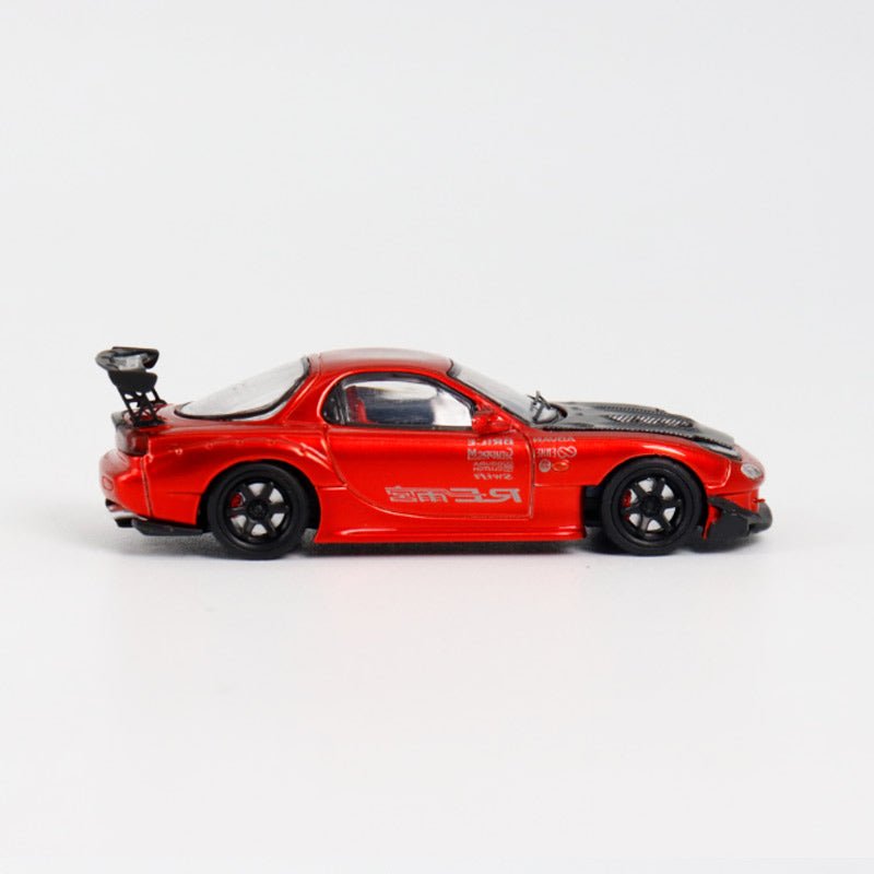 [ PREORDER ] BSC - 1/64 Mazda RX7 FD3S diecast model - metallic red - MODEL CARS UKMODEL CAR#INNO64##TARMAC##diecast_model#