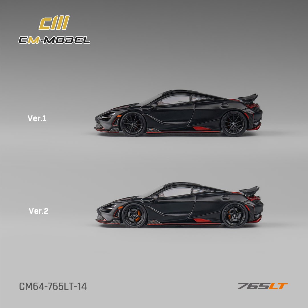 [ PREORDER ] CM Model - 1/64 Mclaren 765LT Mattblack Diecast model car - CM64 - 765LT - 14 - MODEL CARS UKMODEL CAR#INNO64##TARMAC##diecast_model#