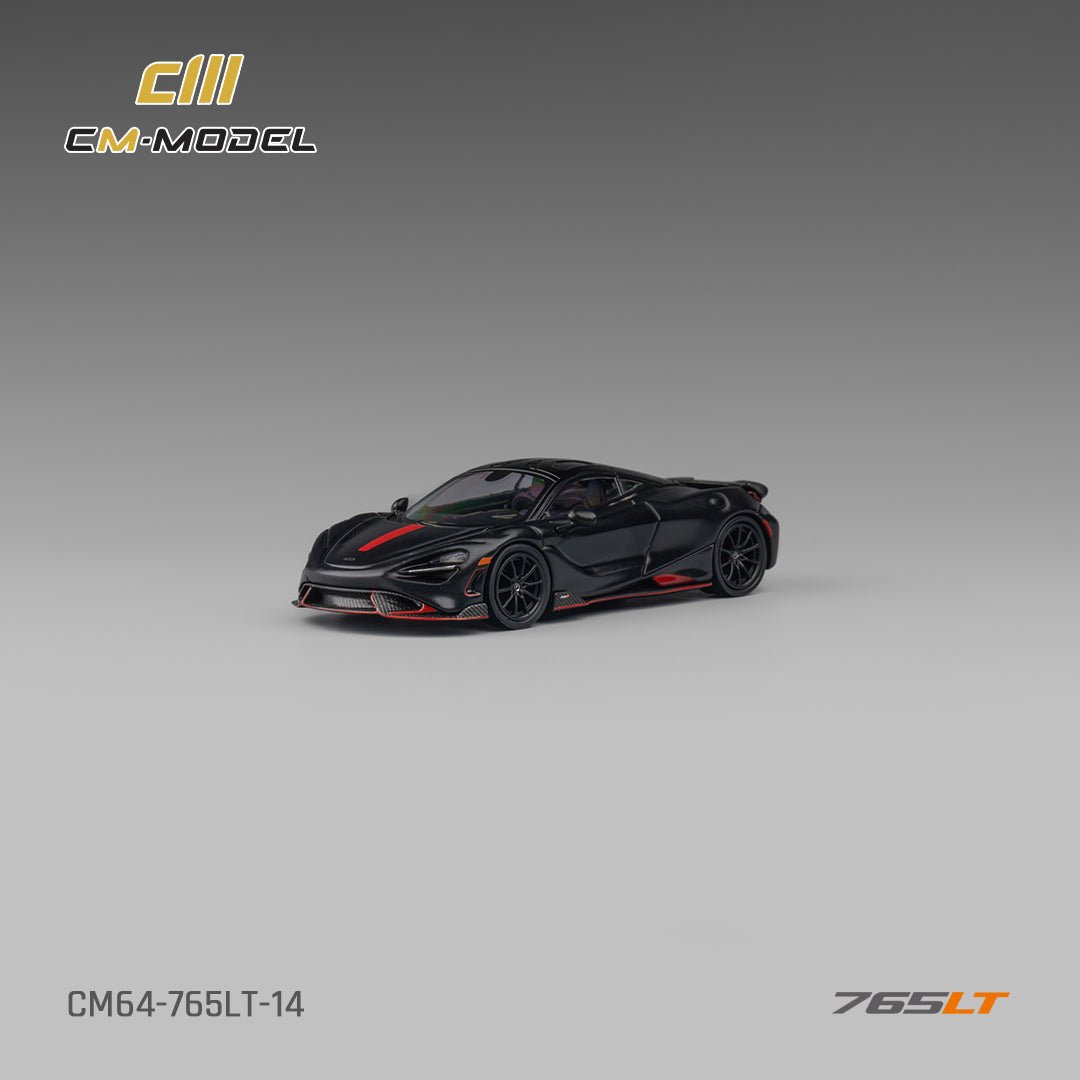 [ PREORDER ] CM Model - 1/64 Mclaren 765LT Mattblack Diecast model car - CM64 - 765LT - 14 - MODEL CARS UKMODEL CAR#INNO64##TARMAC##diecast_model#