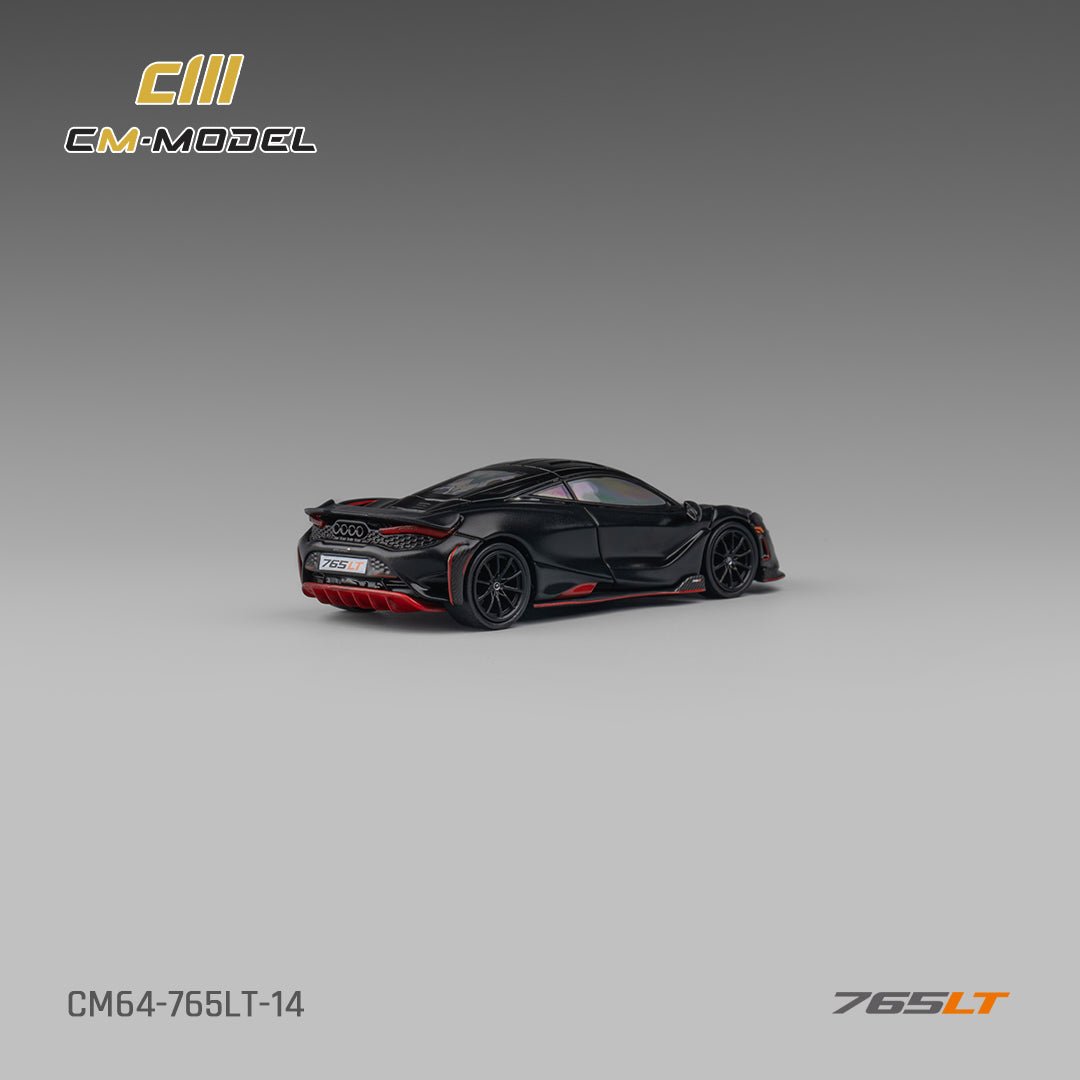 [ PREORDER ] CM Model - 1/64 Mclaren 765LT Mattblack Diecast model car - CM64 - 765LT - 14 - MODEL CARS UKMODEL CAR#INNO64##TARMAC##diecast_model#