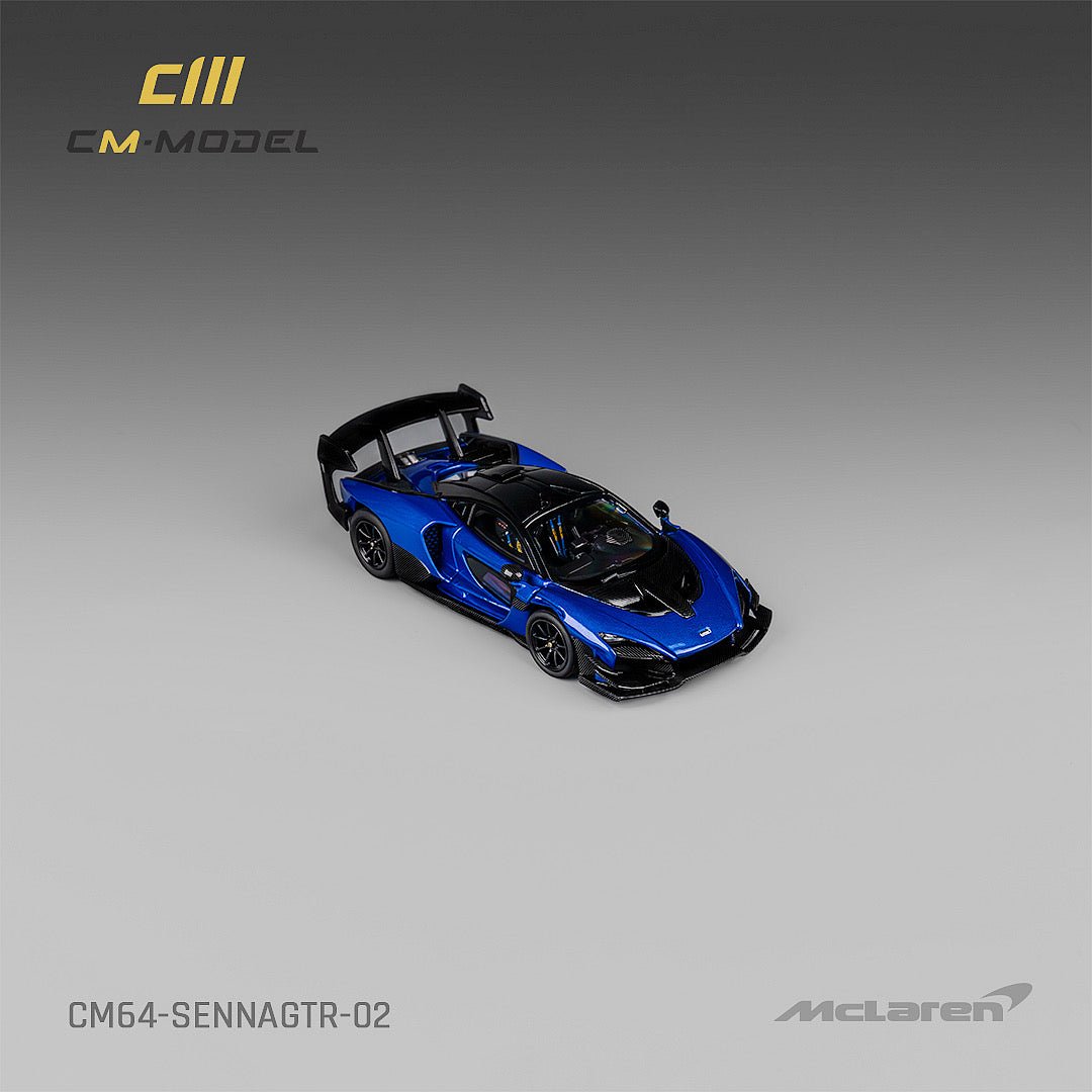 [ PREORDER ] CM model - 1/64 Mclaren Senna GTR Diecast model car - Metallic blue - MODEL CARS UKMODEL CAR#INNO64##TARMAC##diecast_model#