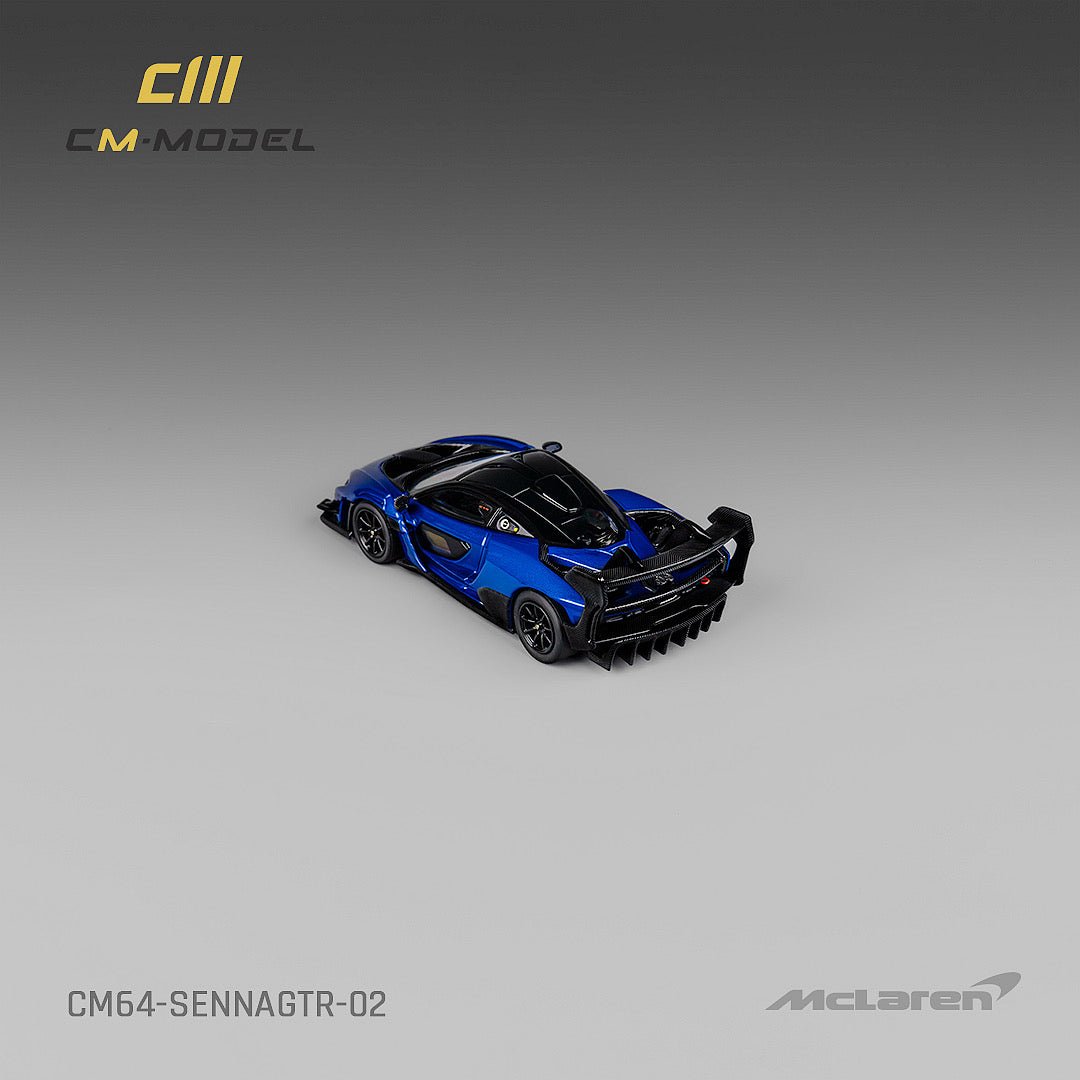 [ PREORDER ] CM model - 1/64 Mclaren Senna GTR Diecast model car - Metallic blue - MODEL CARS UKMODEL CAR#INNO64##TARMAC##diecast_model#