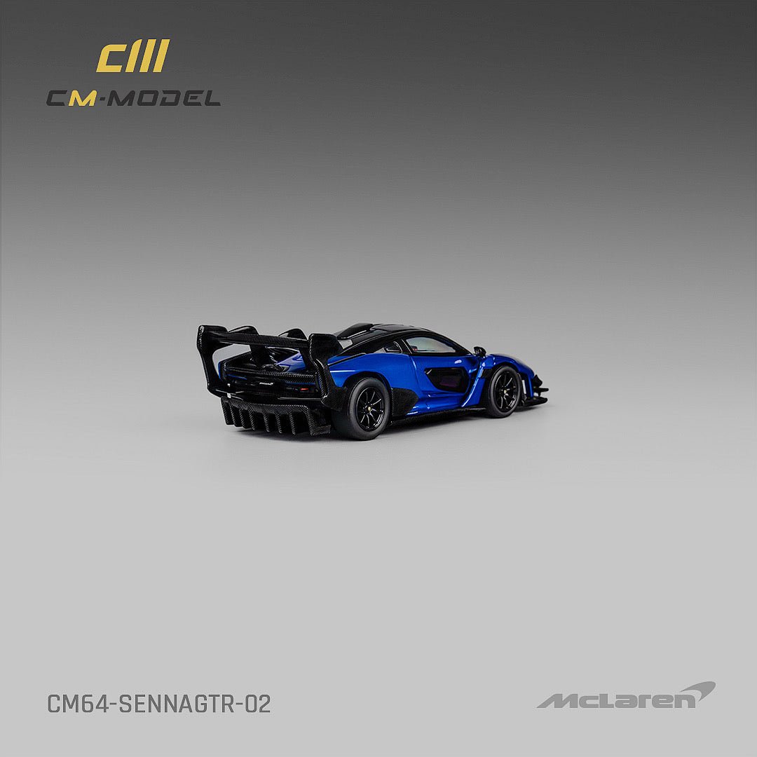 [ PREORDER ] CM model - 1/64 Mclaren Senna GTR Diecast model car - Metallic blue - MODEL CARS UKMODEL CAR#INNO64##TARMAC##diecast_model#