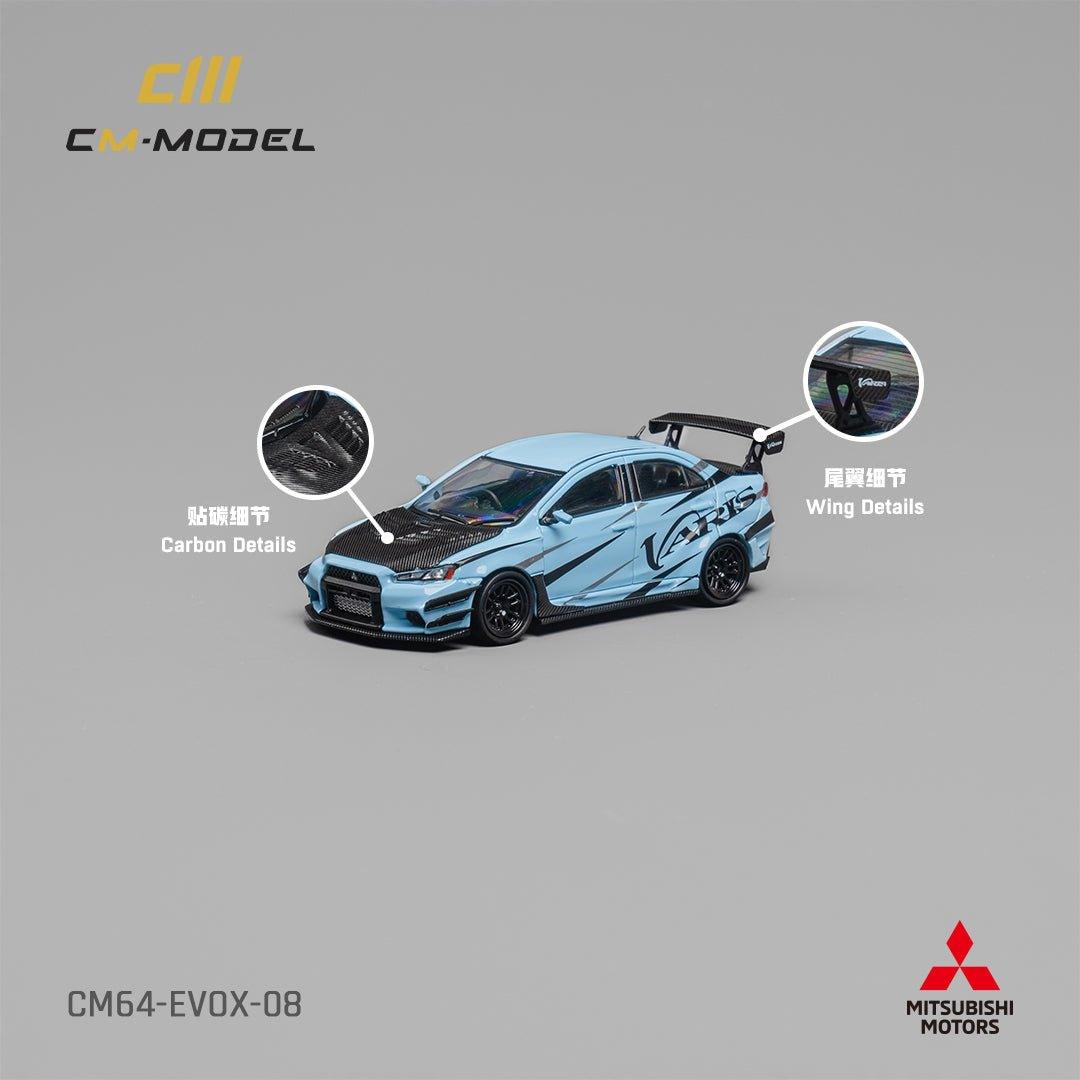 [PREORDER] CM MODEL 1/64 - Misubishi Lancer EvoX Varis Blue/CM64-EVO X-08 - MODEL CAR UKMODEL CAR#INNO64##TARMAC##diecast_model#