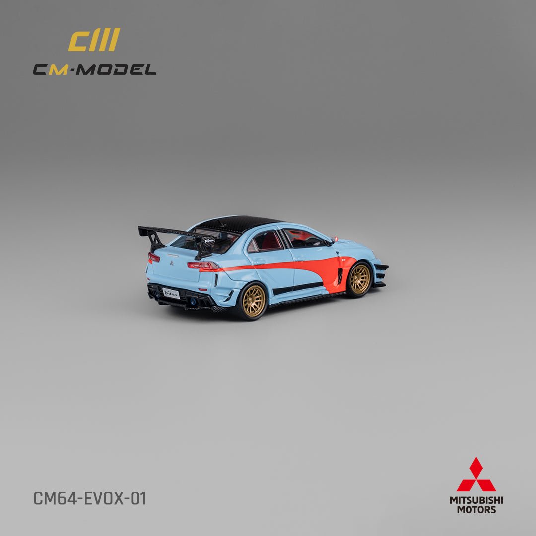 [ PREORDER ] CM Model - 1/64 Misubishi Lancer EvoX Varis Widebody Orange & Blue Diecast model car - CM64 - EVOX - 01 - MODEL CARS UKMODEL CAR#INNO64##TARMAC##diecast_model#