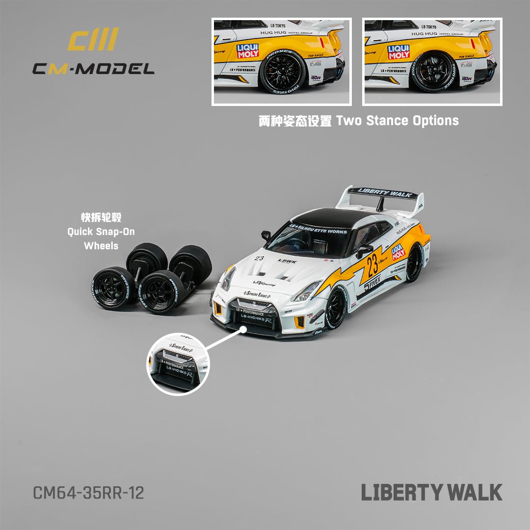 [PREORDER] CM MODEL 1/64 - Nissan LBWK GT35RR Super silhouette No.23/CM64-35RR-12 - MODEL CAR UKMODEL CAR#INNO64##TARMAC##diecast_model#