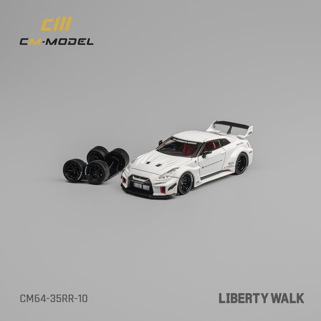 [ PREORDER ] CM model - 1/64 Nissan LBWK Supersilhouette 35GT - RR - White - MODEL CARS UKMODEL CAR#INNO64##TARMAC##diecast_model#