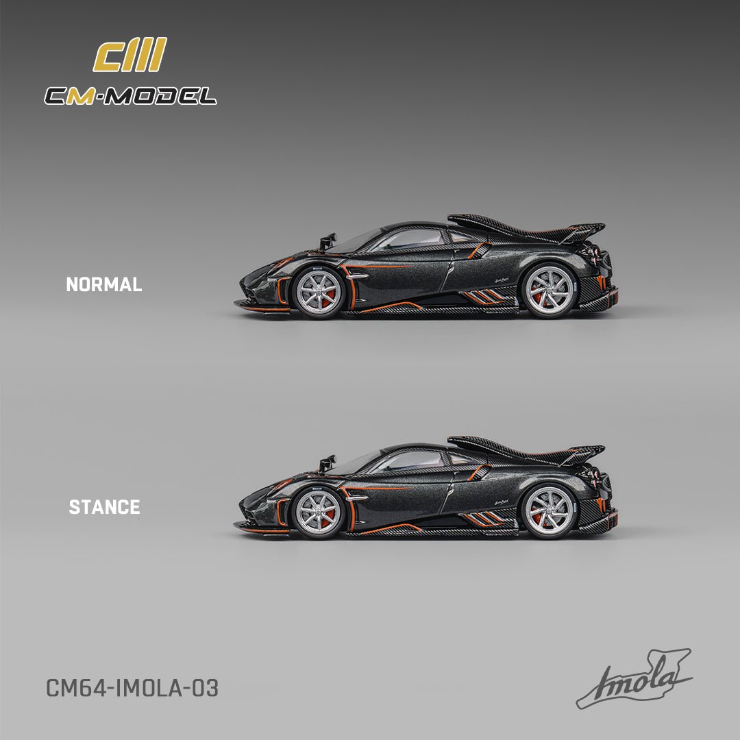 [ PREORDER ] CM model - 1/64 Pagani Imola - Metallic Gray - MODEL CARS UKMODEL CAR#INNO64##TARMAC##diecast_model#