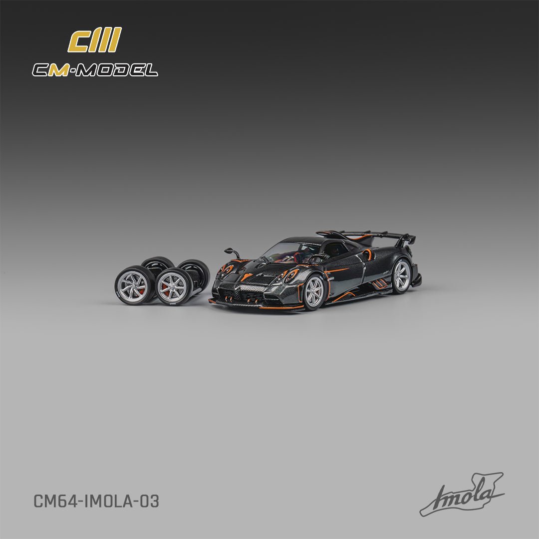 [ PREORDER ] CM model - 1/64 Pagani Imola - Metallic Gray - MODEL CARS UKMODEL CAR#INNO64##TARMAC##diecast_model#